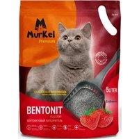Наполнитель для туалета MurKel Бентонит 5л (клубника)