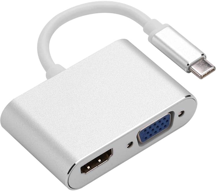 

Адаптер USBTOP USB 3.1 Type-C - HDMI/VGA