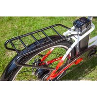 Электровелосипед Eltreco White 2021 (белый/зеленый)