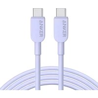 Кабель Anker 310 A81E1 USB Type-C - USB Type-C 60W (0.9 м, сиреневый)
