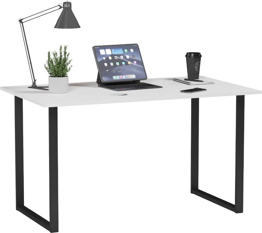 Стол Soma Bliss 120x66 (белый/черный)