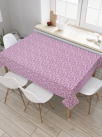 Скатерть JoyArty Плотное цветение tc_103055 (120x145)