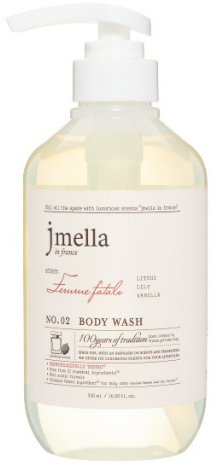 

Jmella Гель для душа In France Femme Fatale Body Wash личи, лилия, ваниль 500 мл