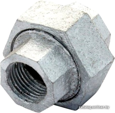 Фитинг Fittex PLUS Соединитель Разборный ММ Американка Ду 40 (1 1/2") 128-0893 (чугун оцинкованный)