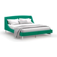 Кровать MONOFIX Лотти 160x200 (микровелюр/зеленый)