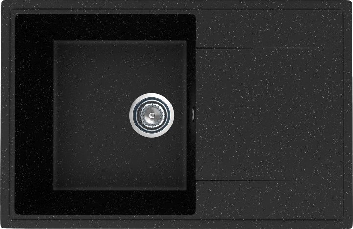 

Кухонная мойка Mixline ML-GMU07 556736 (черный камень)