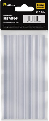 Клеевые стержни Kolner KGS 7x100-6 (6 шт)