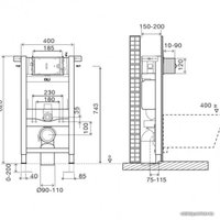 Инсталляция для унитаза OLI 820 expert plus [721703]
