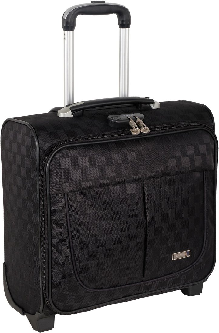 

Чемодан Polar П7108 шашечки (черный)