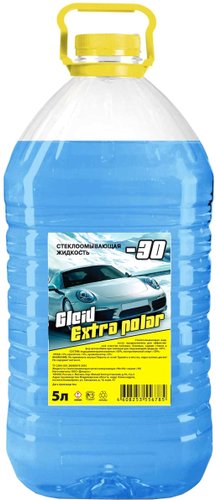 Стеклоомывающая жидкость Gleid Extra Polar -30°C 5л