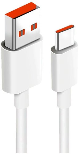 Кабель Xiaomi 6A USB Type-A - USB Type-C BHR9161CN (2 м, белый)