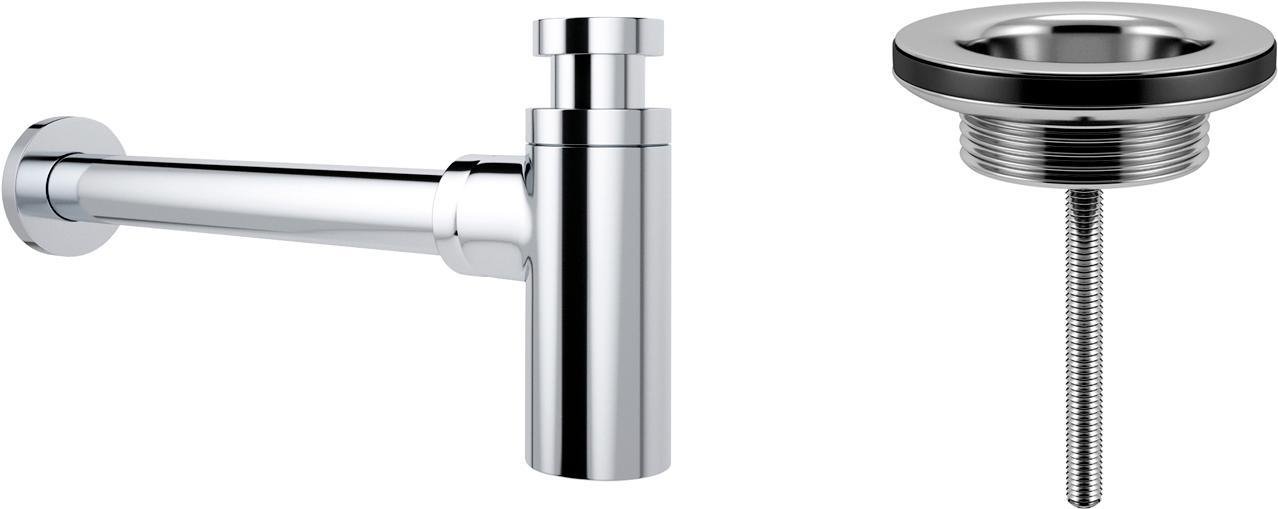 

Сифон Wellsee Drainage System 182104005 (сифон, выпуск, хром)