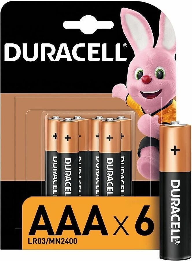 

Батарейка DURACELL Basic LR03 6 шт