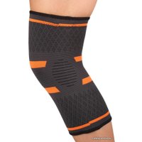 Суппорт колена Indigo IN197 (черный/оранжевый)