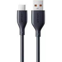 Кабель Anker A8001 USB Type-C - USB Type-A 100W (1 м, черный)