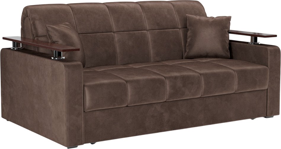 

Диван Мебель-АРС Аккордеон Бакли ППУ 180x200 (бархат шоколадный Star Velvet 60 Coffee)