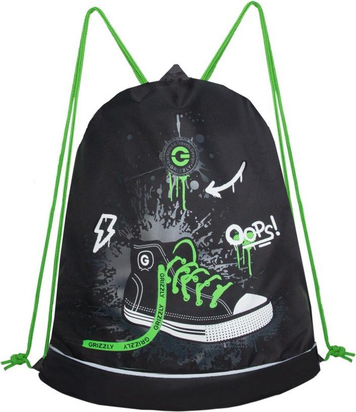 

Мешок для обуви Grizzly OM-51-111 (черный)
