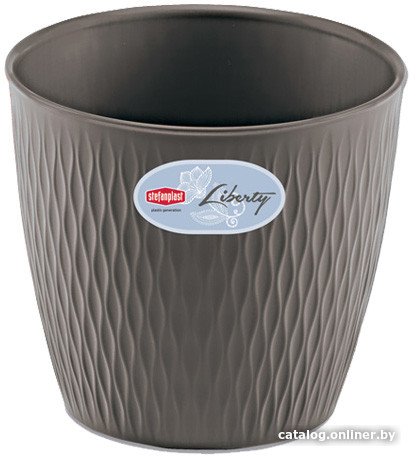 Вазон Stefanplast 87251 (серый)