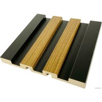 Панель Andlen Decor ПНл-37/ПНп-37 Блэк (2800x64x19 мм/2800x32x19мм)