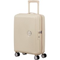 Чемодан-спиннер American Tourister Soundbox Coconut sand 55 см