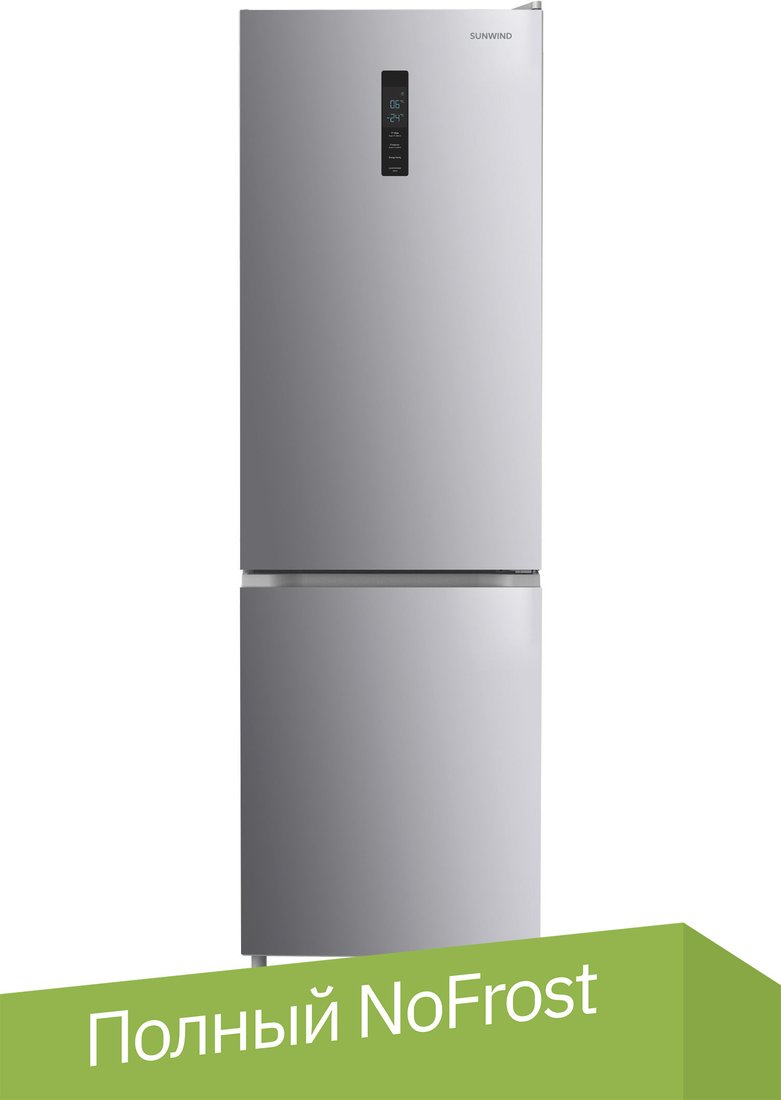 

Холодильник SunWind SCC356 (серебристый)