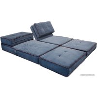 Кресло-кровать Лама-мебель Раскладное Марио (Bahama Denim/Bahama Grey)