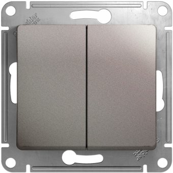 Выключатель Schneider Electric Glossa GSL001251 (платиновый)