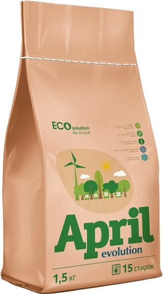 

Стиральный порошок April Evolution EcoSolution 1.5 кг