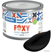 Краска Finntella Foxy Lapselli Matte Hiillos F-50-1-1-FL208 0.9 л (черный)