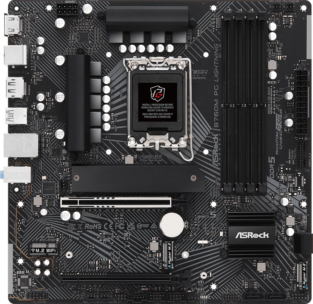 

Материнская плата ASRock B760M PG Lightning