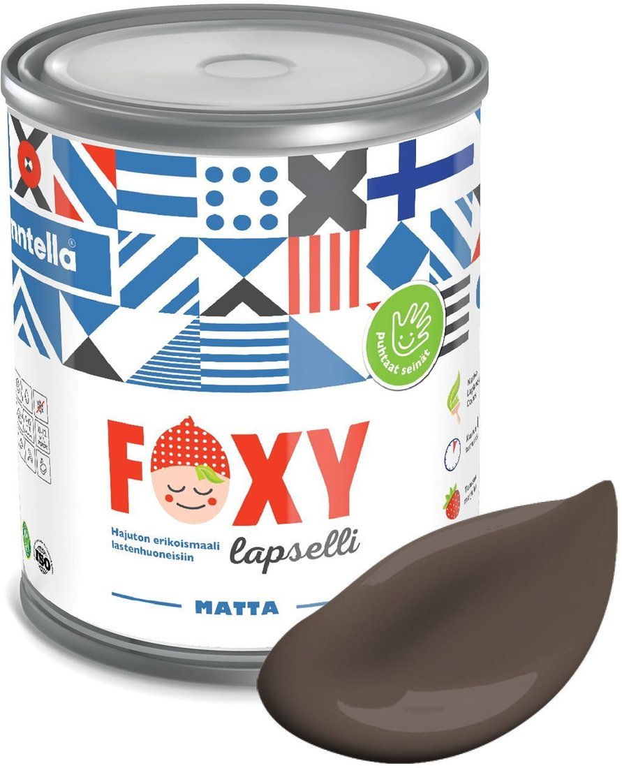 

Краска Finntella Foxy Lapselli Matte Kartio F-50-1-1-FL217 0.9 л (коричневый)