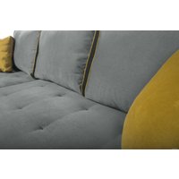 Угловой диван Puffo Тиффани левый Velvet Grey