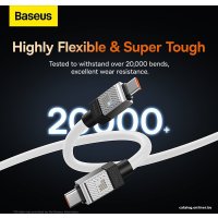 Кабель Baseus CoolPlay Series USB Type-C - USB Type-C (1 м, белый)