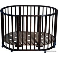 Кроватка-трансформер Мой Малыш Николь (черный) в Гродно