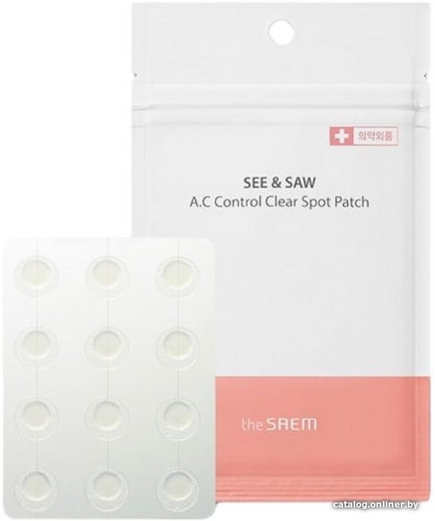 The Saem Маска-патч для лица See & Saw A.C Control 2x10 мм (24 шт)