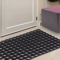 Придверный коврик Sundays Home Ячейка 100x200x1.6см 93682 (черный)