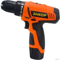 Дрель-шуруповерт Энкор ДША-2 12ЭР/10Л 50022 (с 2-мя АКБ 2 Ач, кейс)