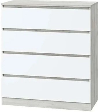 Комод MLK Лори (дуб серый/белый)