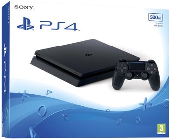 PlayStation 4 Slim 500GB (черный)