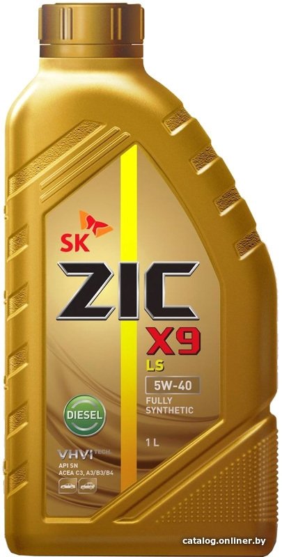 Моторное масло ZIC X9 LS DIESEL 5W-40 1л