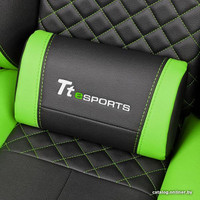 Кресло TteSports GT Comfort C500 (черный/зеленый) [GC-GTC-BGLFDL-01]