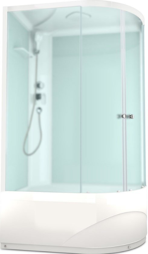 

Душевая кабина Domani-Spa Delight 128 High 120x80 L (сатин-матированное стекло/белый)