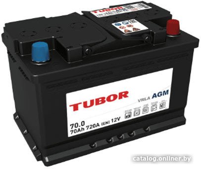 Автомобильный аккумулятор Tubor AGM R+ (70 А·ч)