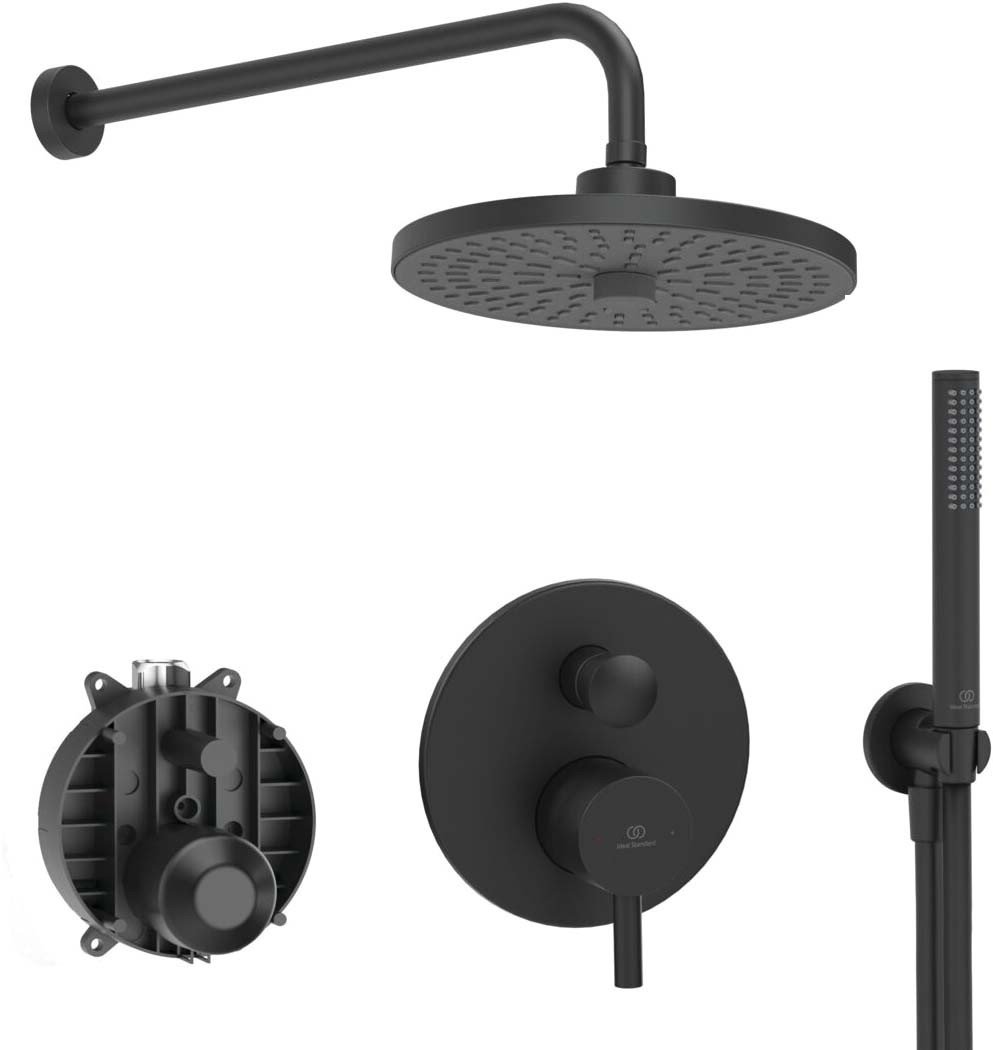 

Душевая система Ideal Standard Ceraline Black SetA6939XG-7
