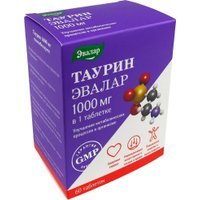 БАД Эвалар Таурин 1000 мг (60 таблеток)