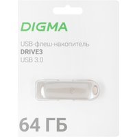 USB Flash Digma Drive 3 64GB DGFUM064A30SR