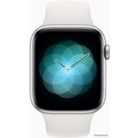 Умные часы Apple Watch Series 4 40 мм (алюминий серебристый/белый)