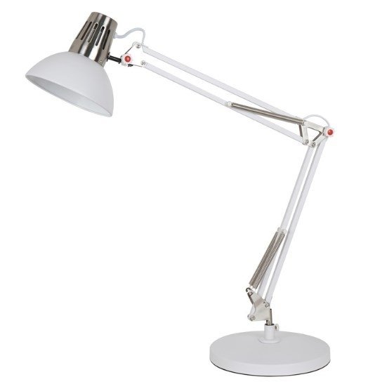 

Настольная лампа Camelion KD-431A 13088 (White/Chrome)