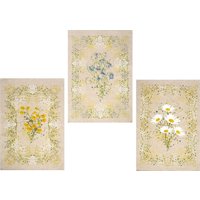 Набор полотенец Беларускі лён 46x60 24С27-ШР/р.п/фкор/к. (359 Полевые цветы 1/сорт 1)