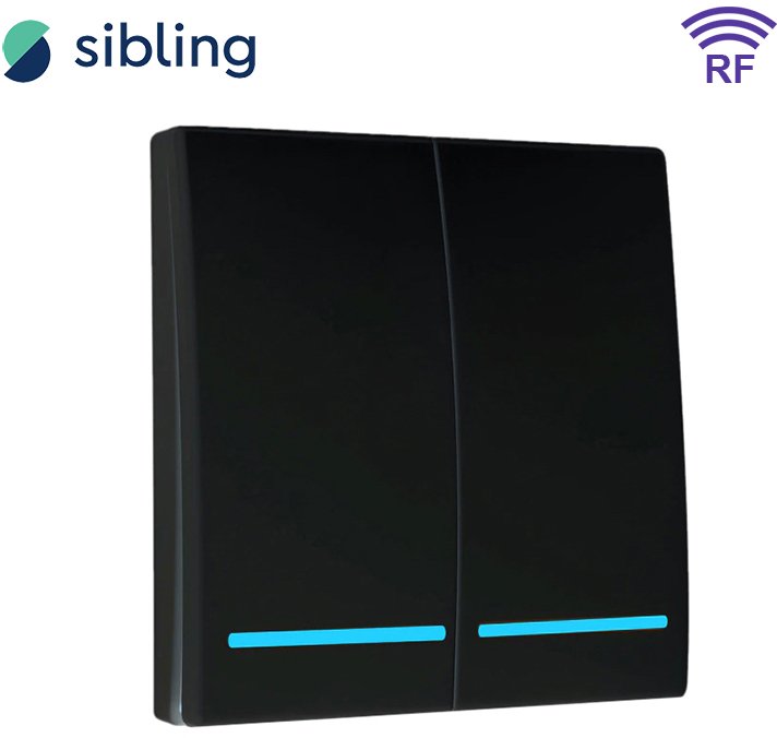 

Выключатель Sibling Powerlight-M2B 2-канальный